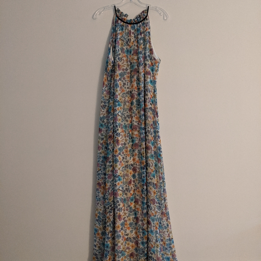 Chetta B Floral Maxi Dress